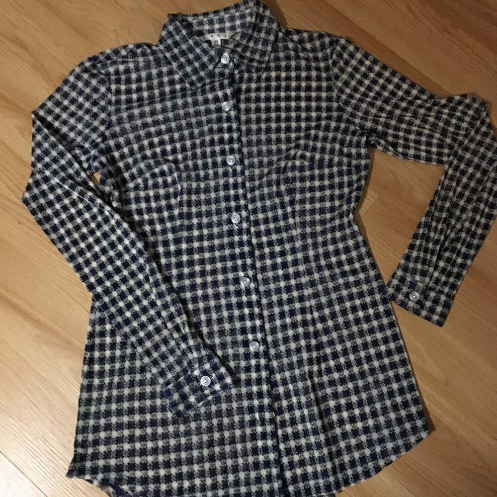 CAbi button up blouse XS